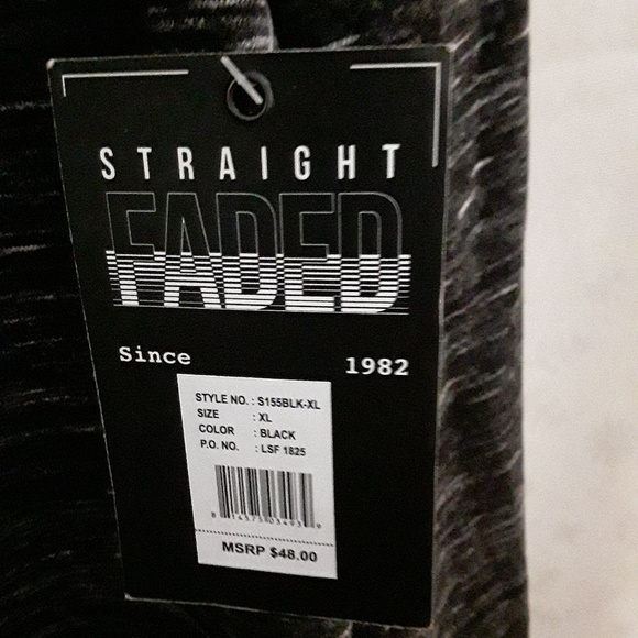 Straight faded light weight hoodie - Picture 5 of 5